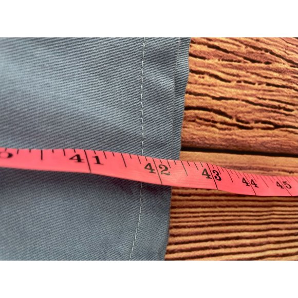 Bulwark FR Cat 1 2122 Lab Coat Men's Size XL Blue 3 Pockets Pass Through - Picture 9 of 11